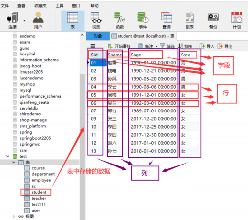 MYSQL常用概念